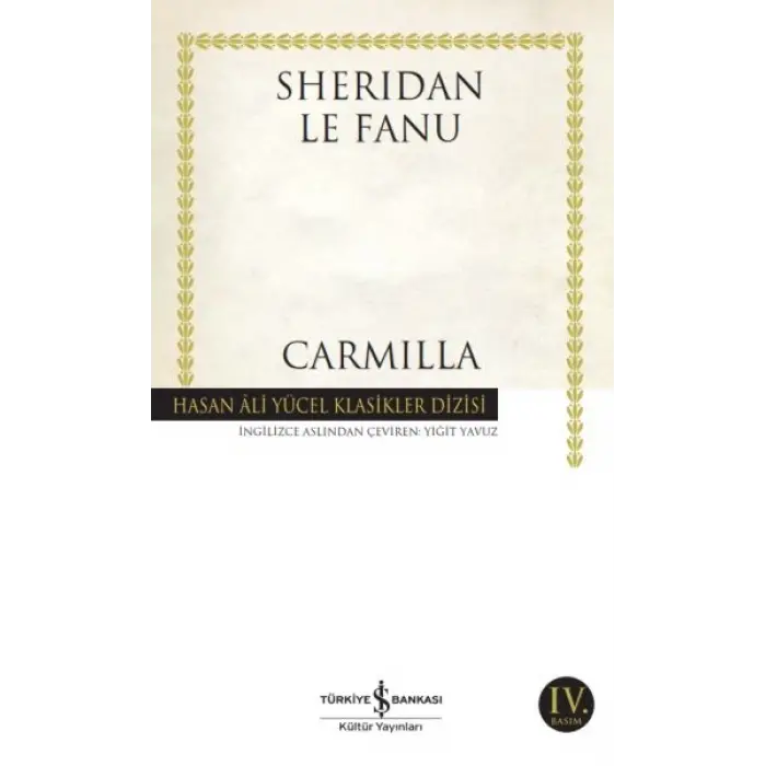 Carmilla - Hasan Ali Yücel Klasikleri