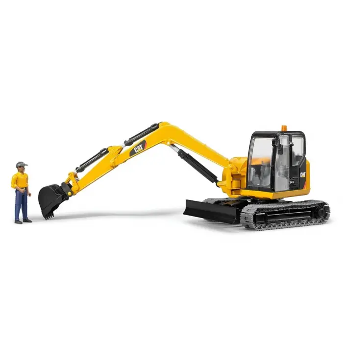 Cat Mini Ekskavatör Ve İnşaat İşçisi BR02466