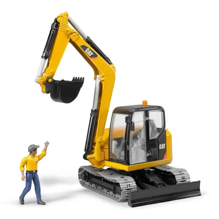 Cat Mini Ekskavatör Ve İnşaat İşçisi BR02466