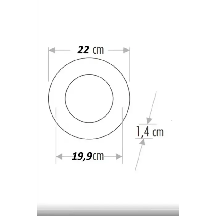 CATA CT 5169 Led Spot 18W 3200K Gün Işığı