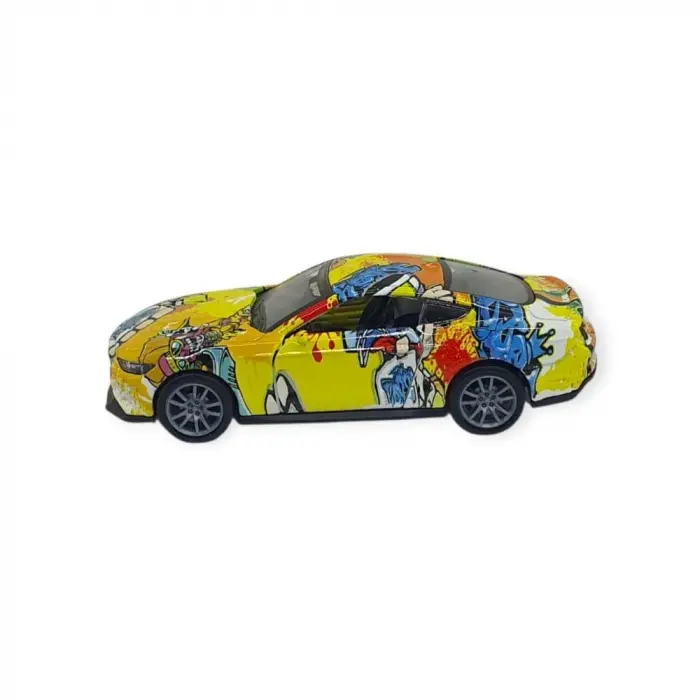 Çek Bırak Grafity Araba Metal -K174C1 - Sarı - 1 ADET