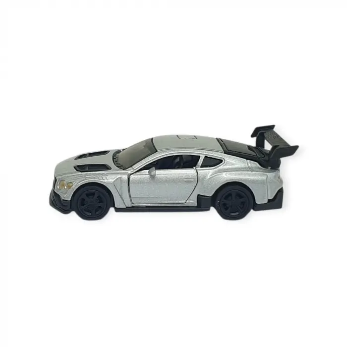 Çek Bırak Metal Küçük Arabalar 8 cm - 6411A-16 - Gümüş - 1 ADET