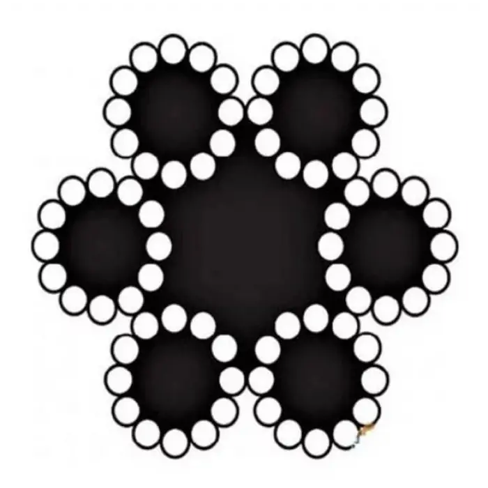 Çelik Halat 6 mm 10 Metre (6X12+7 K.ÖZ)