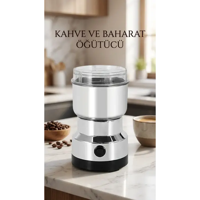 Çelik Kahve ve Baharat Öğütücü Makine, Ayarlanabilir Öğütme