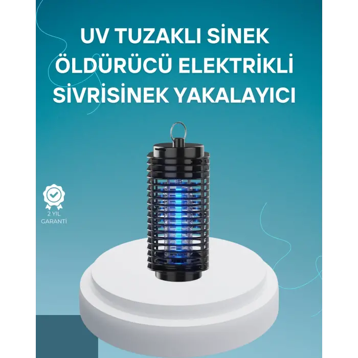 Çevre Dostu Elektrikli Sivrisinek Öldürücü Lamba – 50m² Etki Alanı