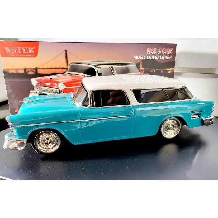 Chevrolet Ws-1955bt Belair 1955 Model Bluetooth Hoparlör Bx40