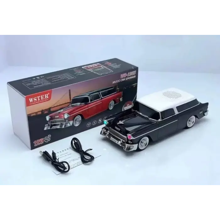 Chevrolet Ws-1955bt Belair 1955 Model Bluetooth Hoparlör Bx40