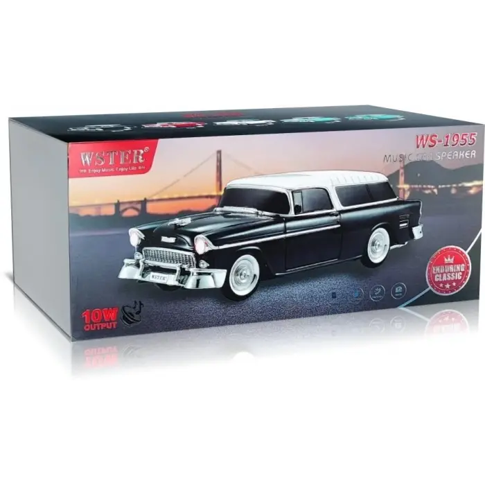 Chevrolet Ws-1955bt Belair 1955 Model Bluetooth Hoparlör Bx40