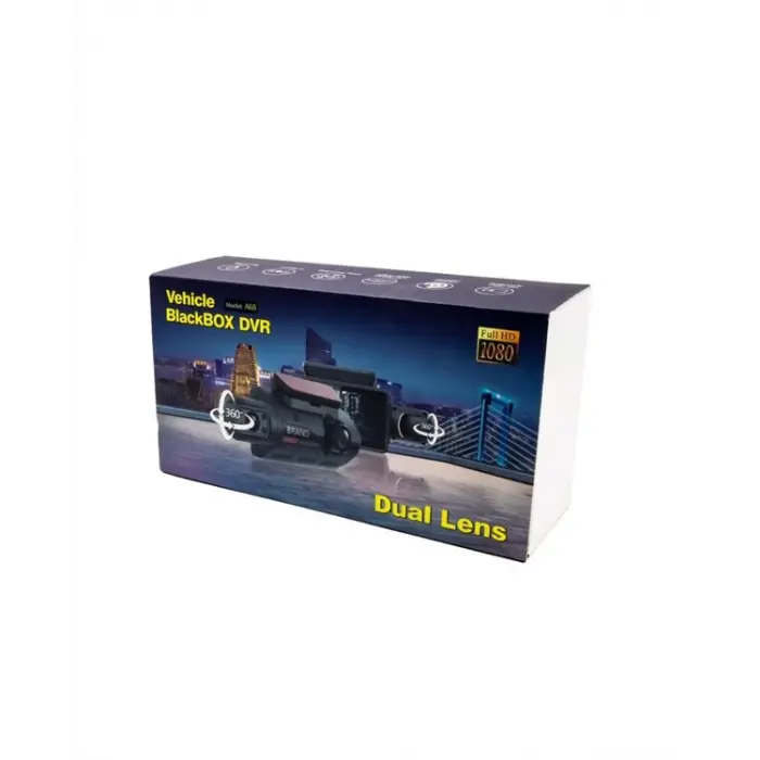 Çift Görüşlü Dashcam – Gece Görüşlü 1080P Araç İçi Güvenlik Kamerası