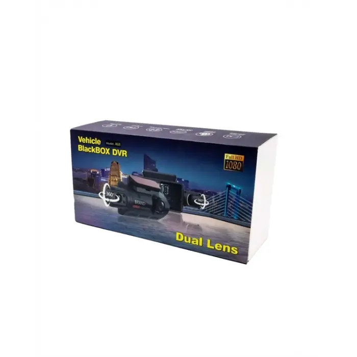 Çift Görüşlü Dashcam – Gece Görüşlü 1080P Araç İçi Güvenlik Kamerası