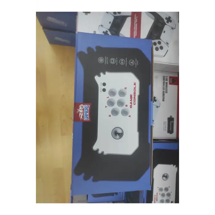 Çift kişilik kollu joystickli retro oyun konsolu oyunlu çok renkli bluetoothsuz - Elektronik