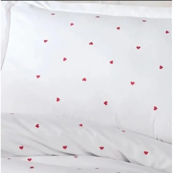 Çift Kişilik Poplin Premium Nakışlı Nev Lubow Beyaz 8698499179899