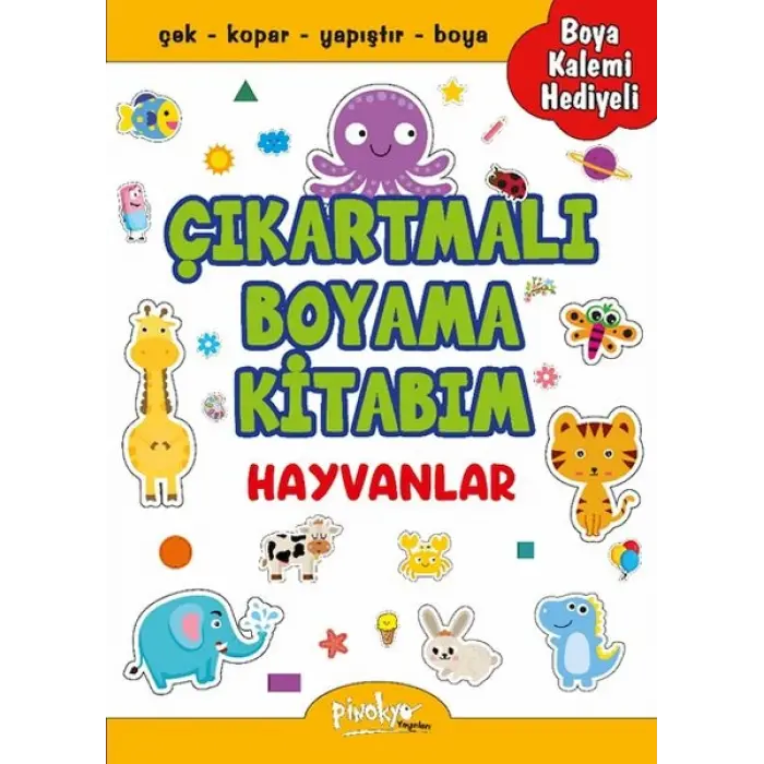 Çıkartmalı Boyama Hayvanlar