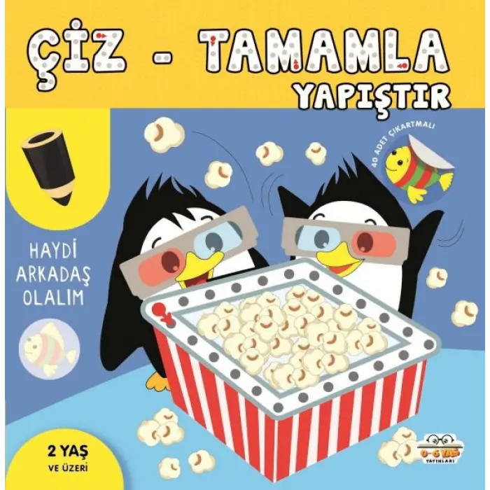 Çiz-Tamamla-Yapıştır Haydi Arkadaş Olalım