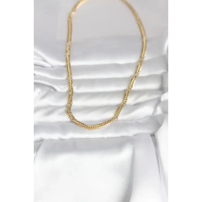 CM 14K Gold Renk Zincir Model 45 cm Kadın Kolye 5886