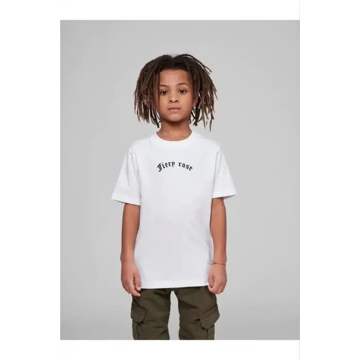 Çocuk Unisex Baskılı T-Shirt - Beyaz