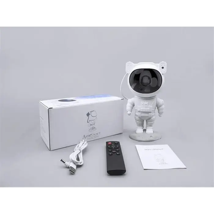 Çocuklara Özel Projeksiyon Astronot Lamba Speaker Sevimli
