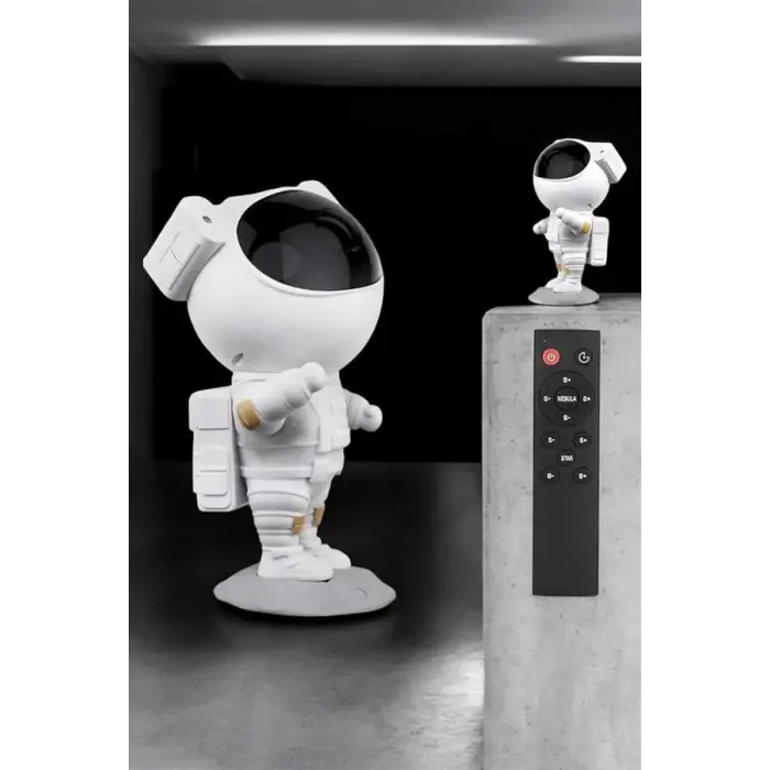 Çocuklara Özel Projeksiyon Astronot Lamba Speaker Sevimli