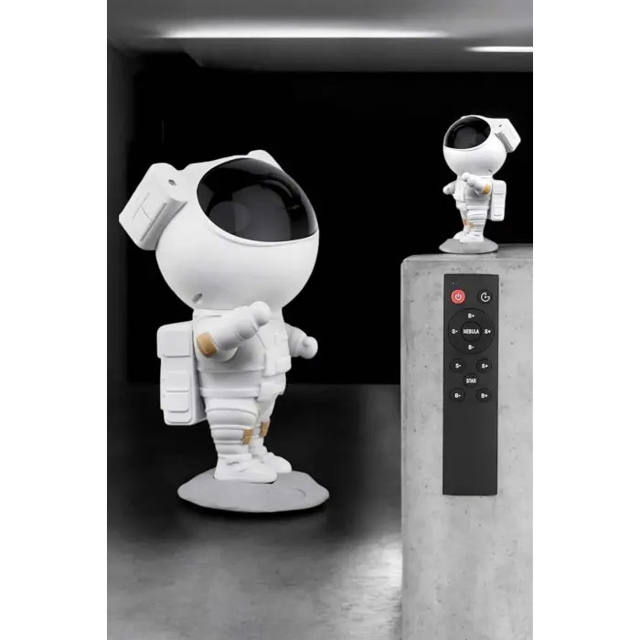 Çocuklara Özel Projeksiyon Astronot Lamba Speaker Sevimli