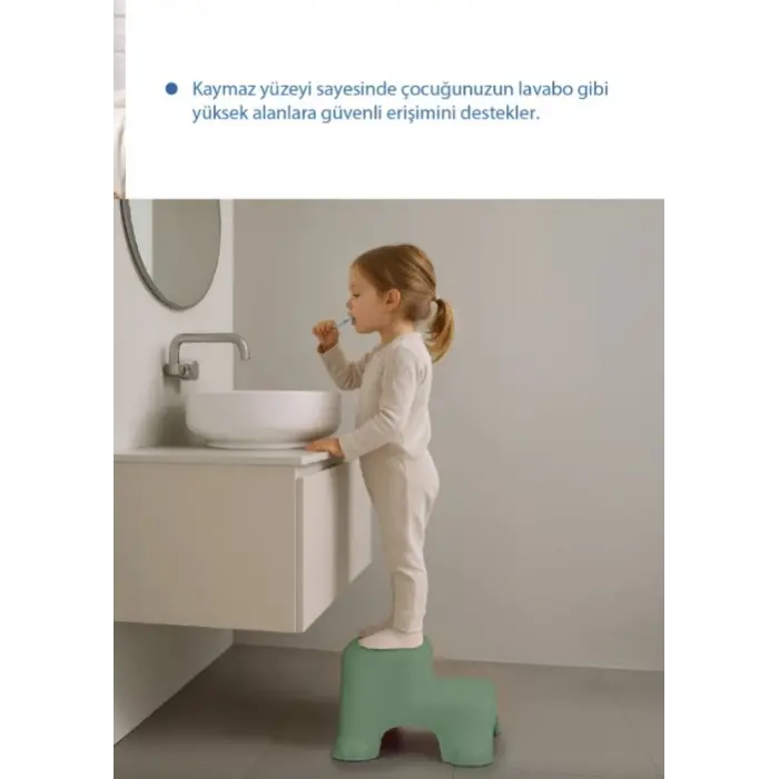 Çok Amaçlı Katlı Basamak 516 (Yeni) Soft Yeşil