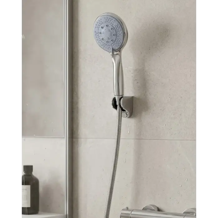 Çok Fonksiyonlu 4 Kademeli El Duşu Seti Spiral Hortumlu Banyo Duş Başlığı