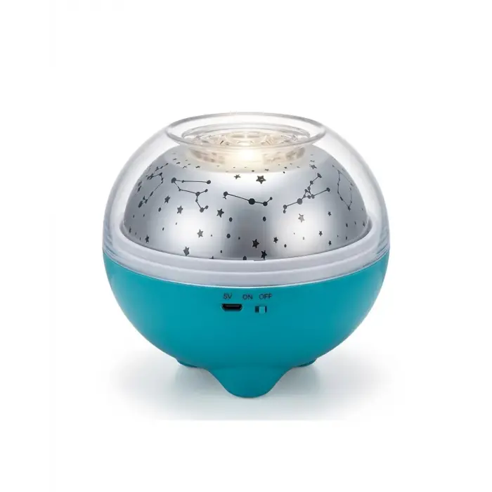 Çok Renkli LED Yıldız Projektör Gece Lambası Bluetooth Müzik Çalar ve Kumandalı Kontrol