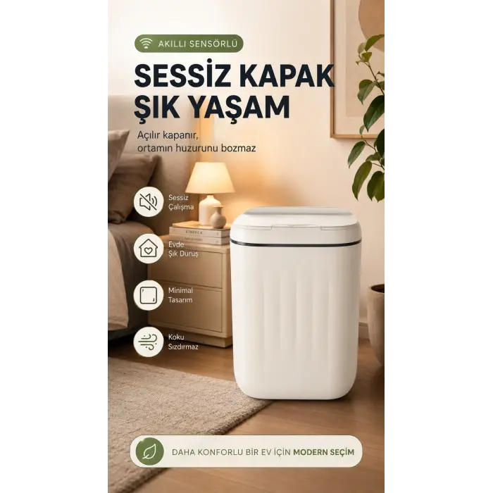 Çöp Kovası Otomatik Kapak