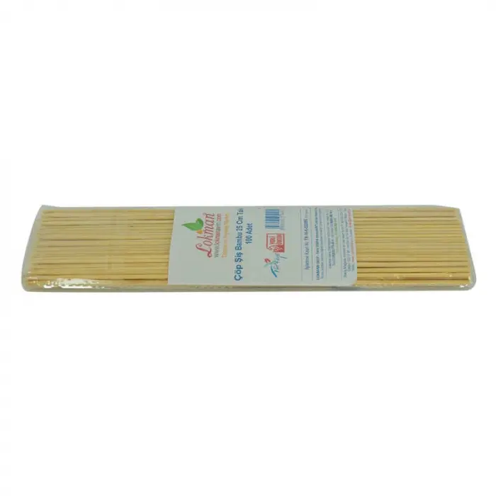 Çöp Şiş Bambu Şişleri 25 Cm Takribi 100 Adet 1 Paket