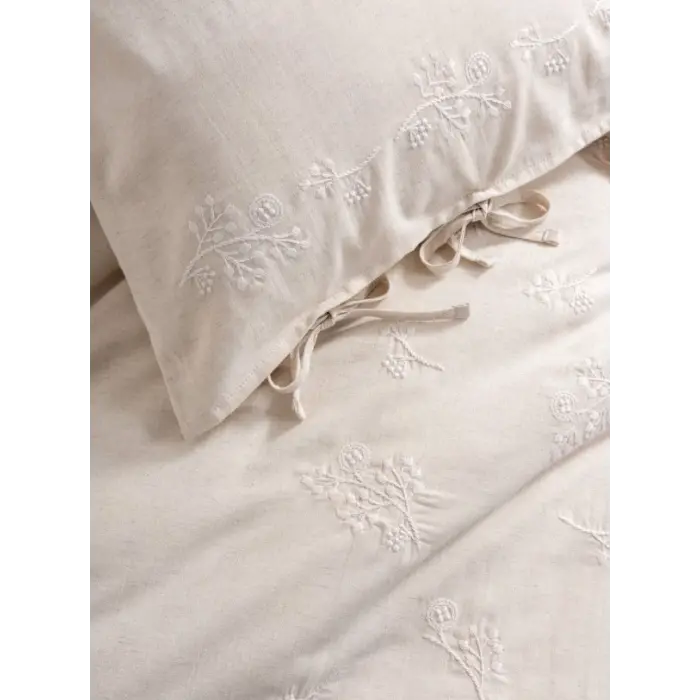 Cotton Keten Çift Kişilik Nev Takımı Esmira