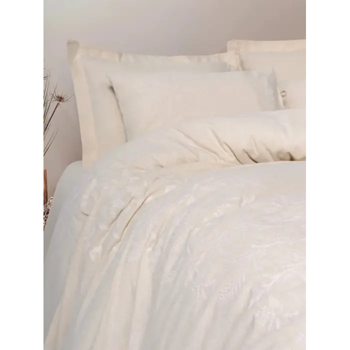 Cotton Keten Çift Kişilik Nev Takımı Kivora