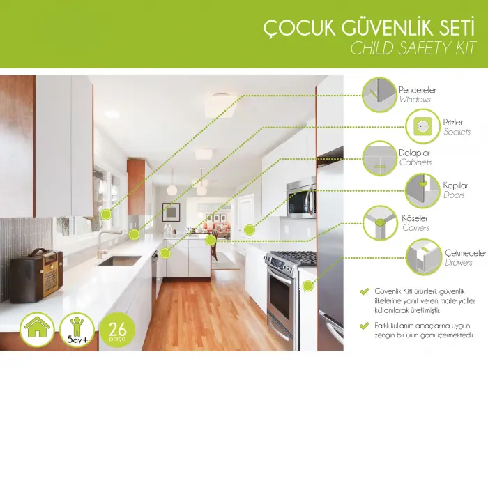 Çuk Güvenlik Seti - Profesyonel 26 Parça