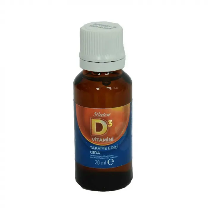 D3 Vitamini Takviye Edici Gıda 20 ML