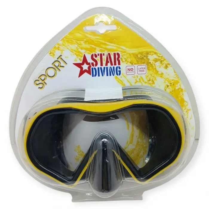 Dalış Maskesi Yetişkin - 51702-SARI - 1 ADET