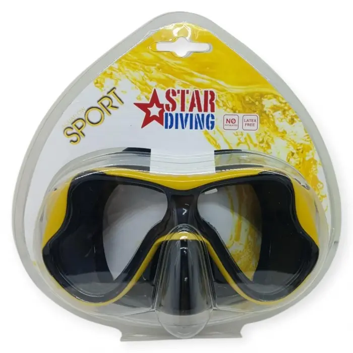 Dalış Maskesi Yetişkin - 51705-SARI - 1 ADET