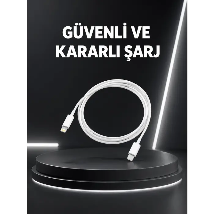 Dayanıklı TPE Lightning Kablo – 30W Hızlı Şarj ve Veri Transferi