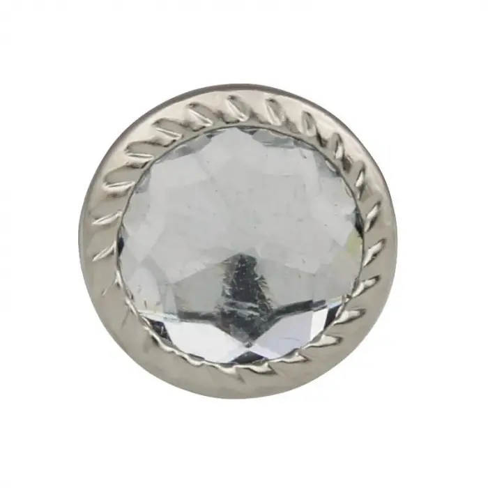 Dekoratif Parlak Taşlı Kabara Raptiye 17 Mm - 50