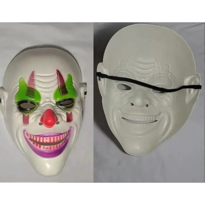Delirten Gülüş Psikopat Palyaço Temalı Joker Maskesi Bx40