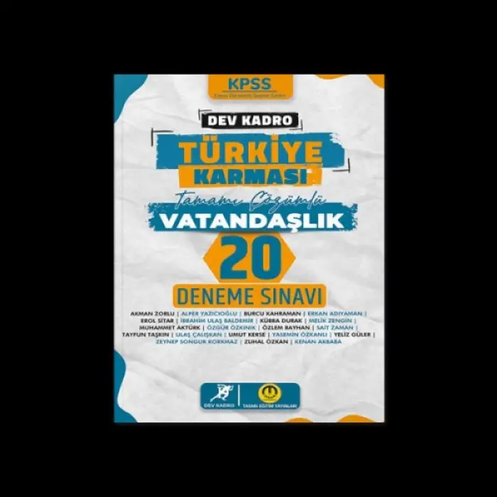 Dev kadro Vatandaşlık 20 Deneme Sını