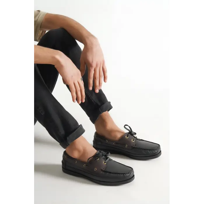 Dexter Casual Hakiki Deri Erkek Ayakkabı Siyah