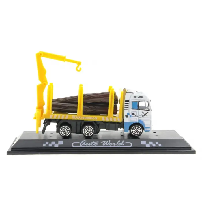 Die Cast Mini Sarı Kütük Kamyonu