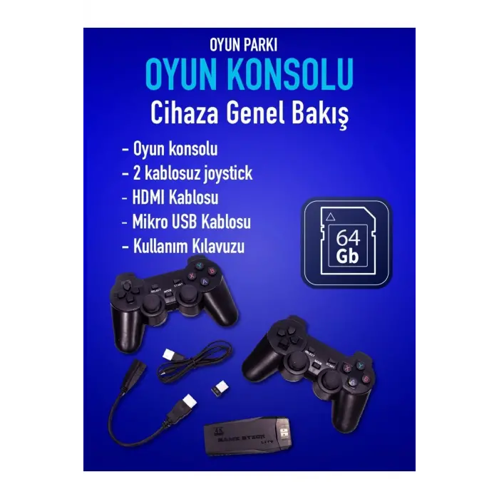 Diğer Oyun Konsolları - Renk: Siyah, Bluetooth, Özellik: Kumandalı | Teknik Özellikleri ve Kullanım