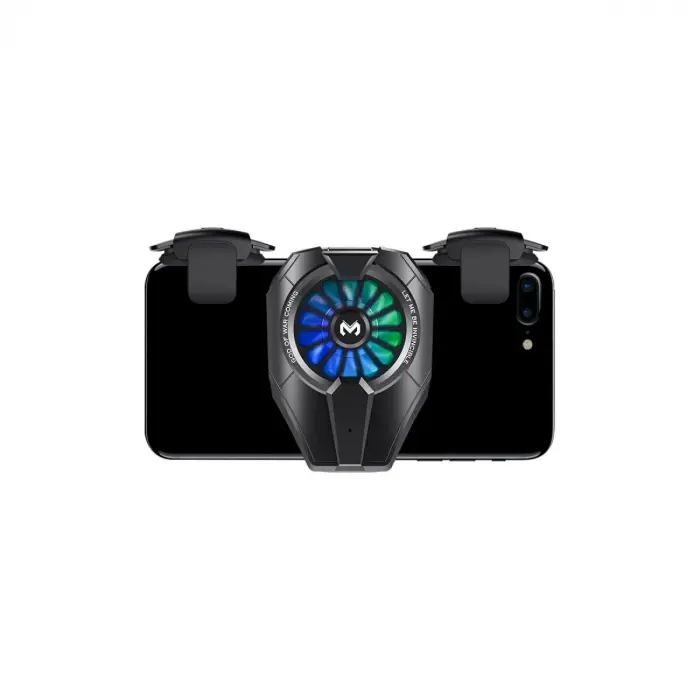 Dl06 Rgb Radyatör Telefon Soğutucu Fan - Siyah