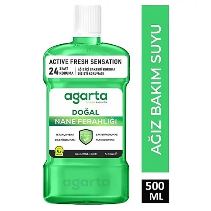 Doğal Ağız Bakım Suyu 500 ml Nane Özlü
