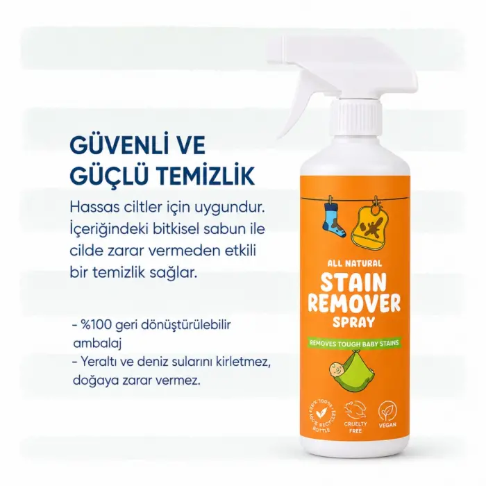 Doğal Bitkisel Leke Çıkarıcı Arındırıcı 500 ml