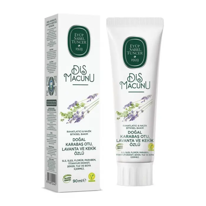 Doğal Diş Macunu 90 Gr Karabaş Otu & Lavanta ve Kekik Özlü