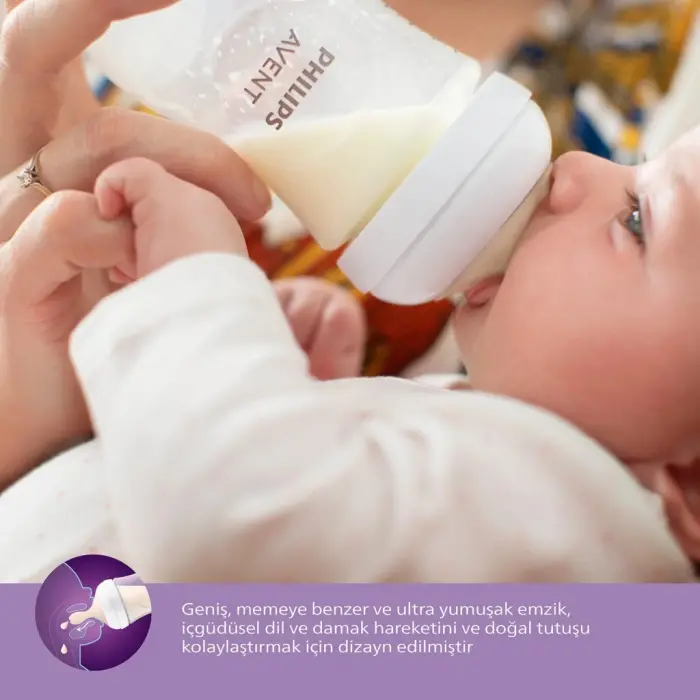 Doğal Tepkili Natural Response 2Li Biberon Emziği No:4 3+ Ay