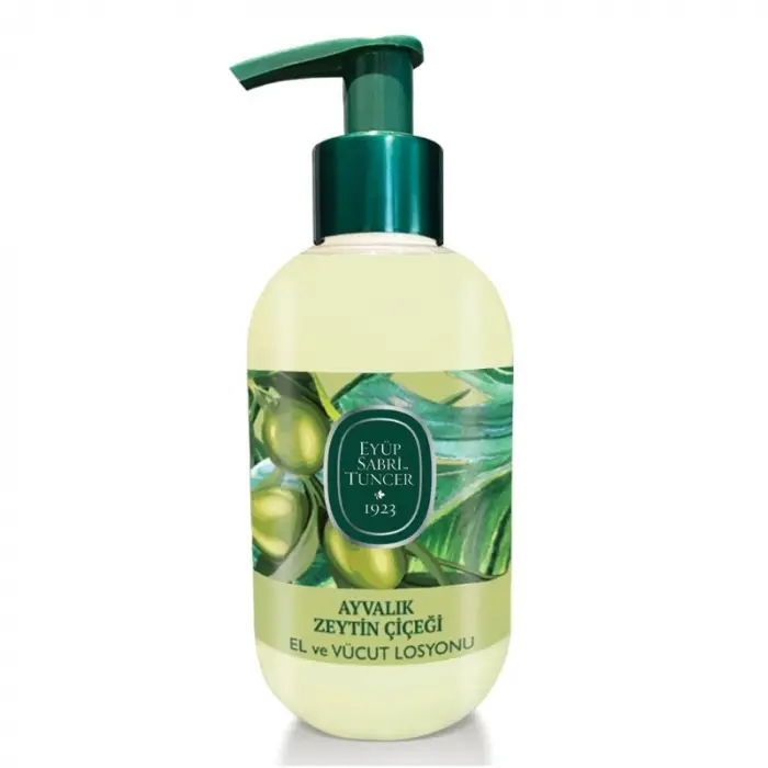 Doğal Zeytinyağlı El ve Vücut Losyonu 280 ml Ayvalık Zeytin Çiçeği
