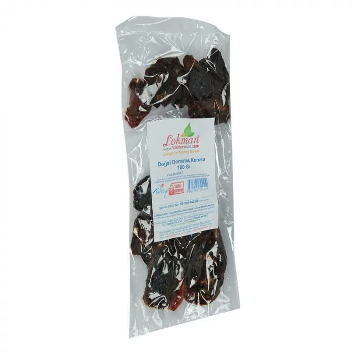 Domates Kurusu Yarım Ay Kesim 100 Gr Paket