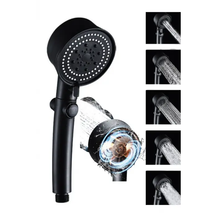Duş Başlığı Pervaneli Serinletici Tasarım 5 Modlu Bx40