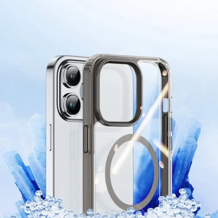Dux Ducis Clin Mag Series iPhone 14 Pro 6.1 Magsafe Uyumlu Manyetik Silikon Kılıf-(5775)